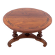 Round table - bench, Northern Europe, late 19th century. After renovation.