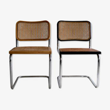Pair of chairs B32 by Marcel Breuer