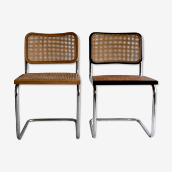 Paire de chaises B32 par Marcel Breuer