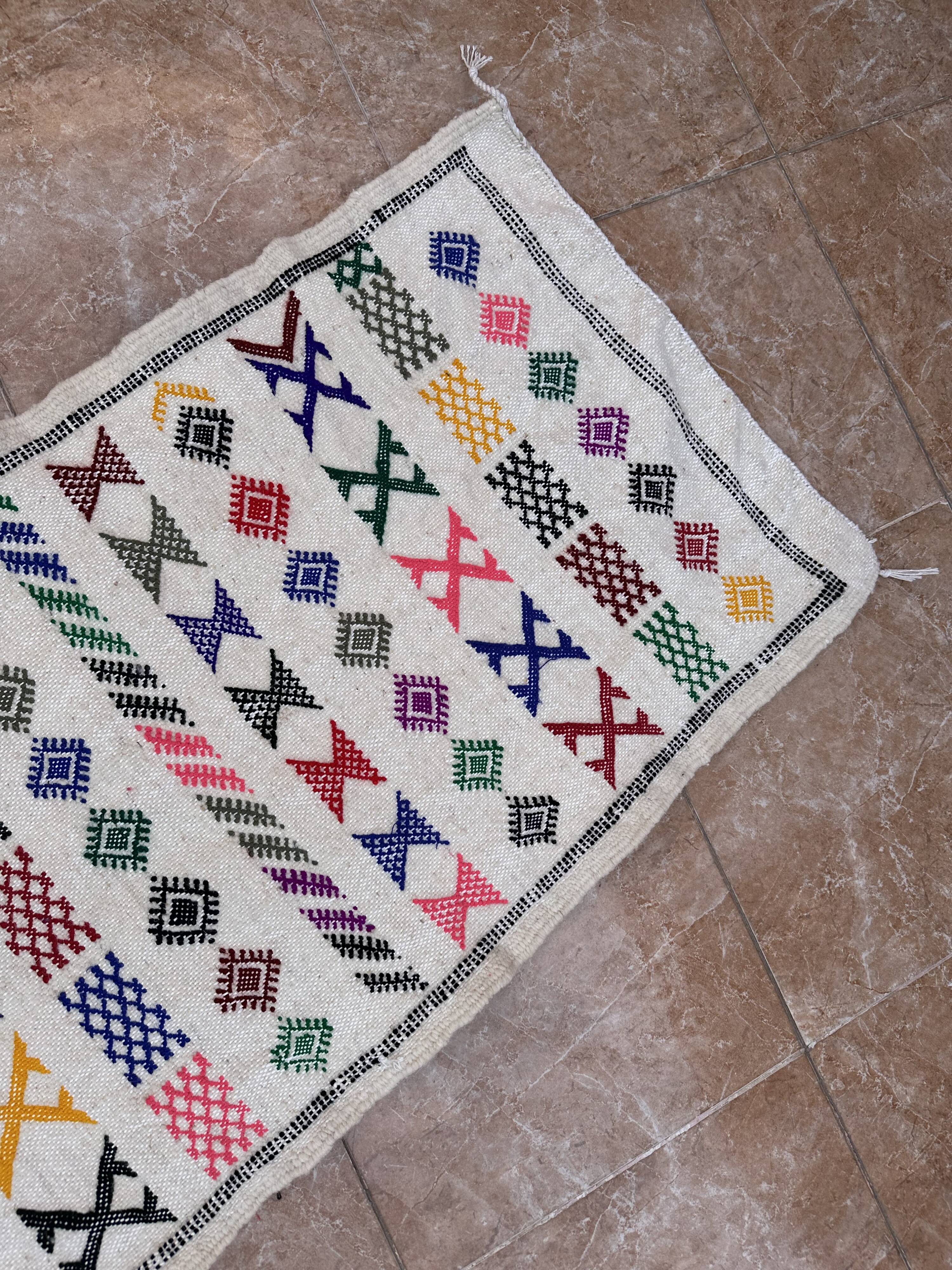 Moroccan kilim rug, Moroccan Hambal, kilim rug, 100% handmade