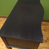 Black console hall table