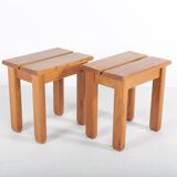 Pair of stools, Maison Regain, 1970s