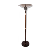 Art-deco mahogany lamppost
