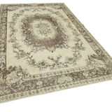 Anatolian Handwoven One-of-a-Kind 1980s Beige Rug 182 cm x 290 cm