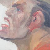 Portrait of a man by O Lorin, 1937