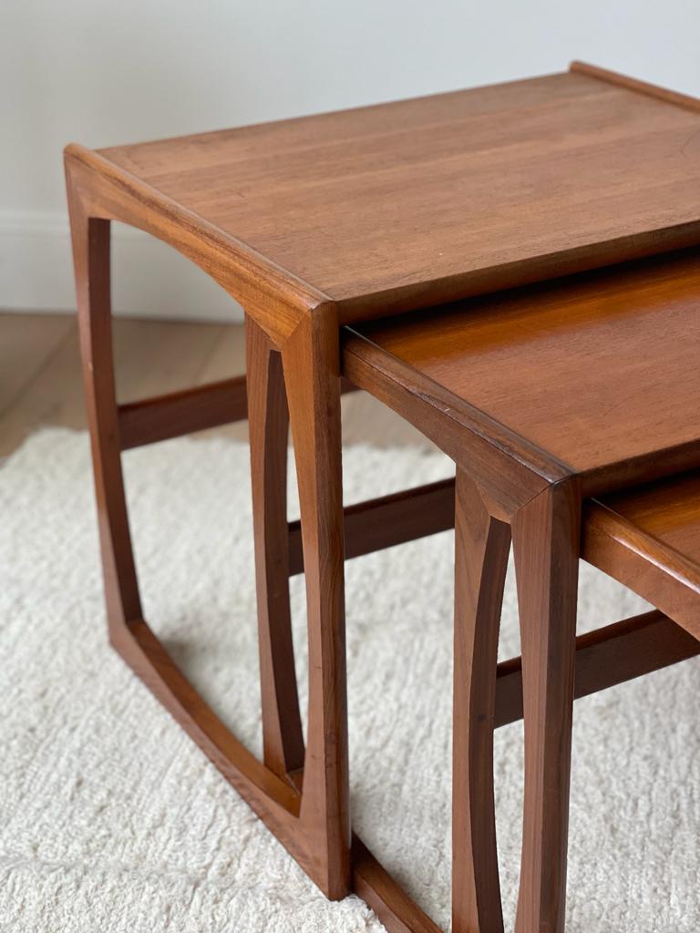 Trio of vintage coffee tables