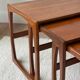 Trio of vintage coffee tables