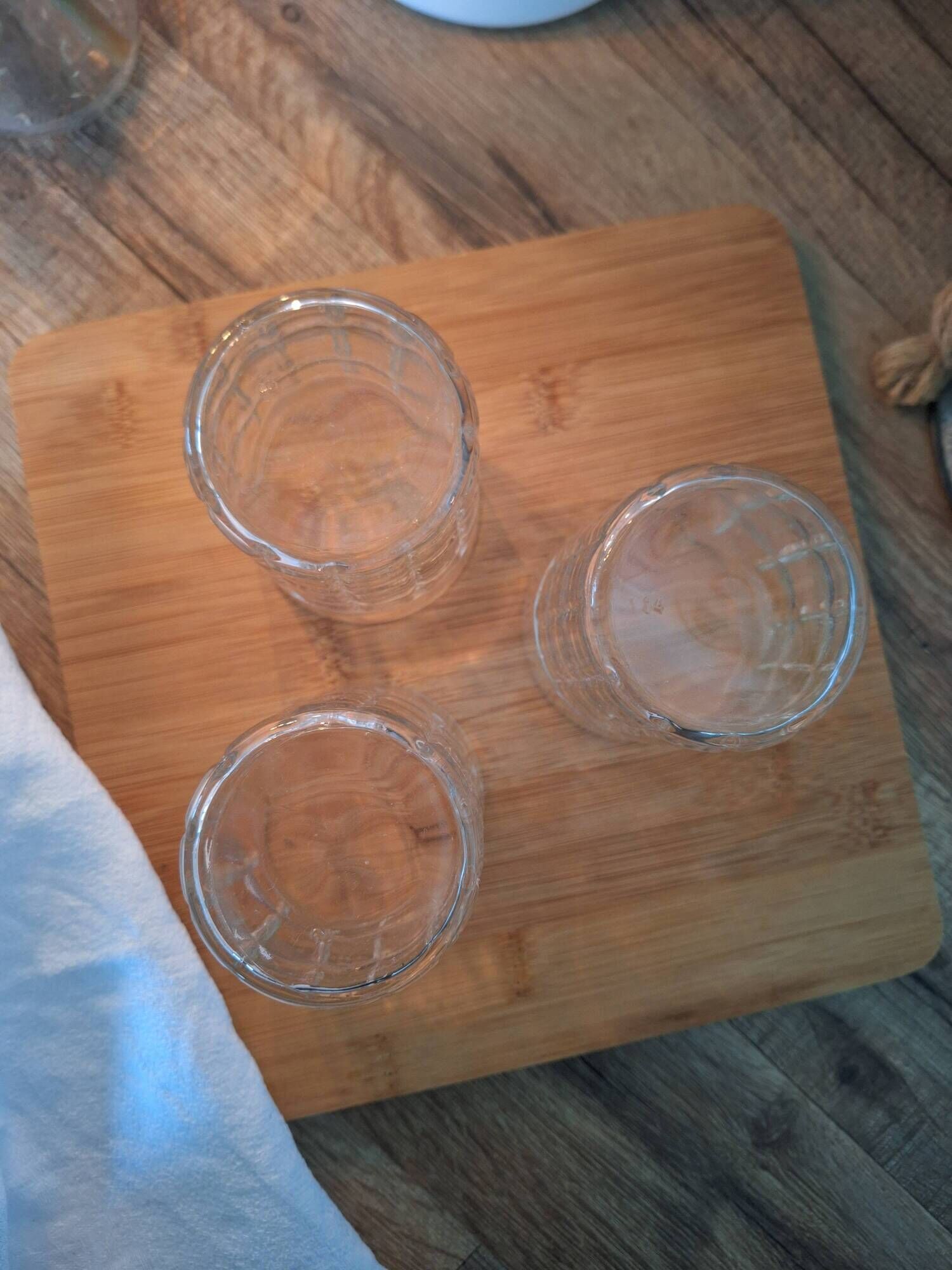 Water glasses or whisky glasses