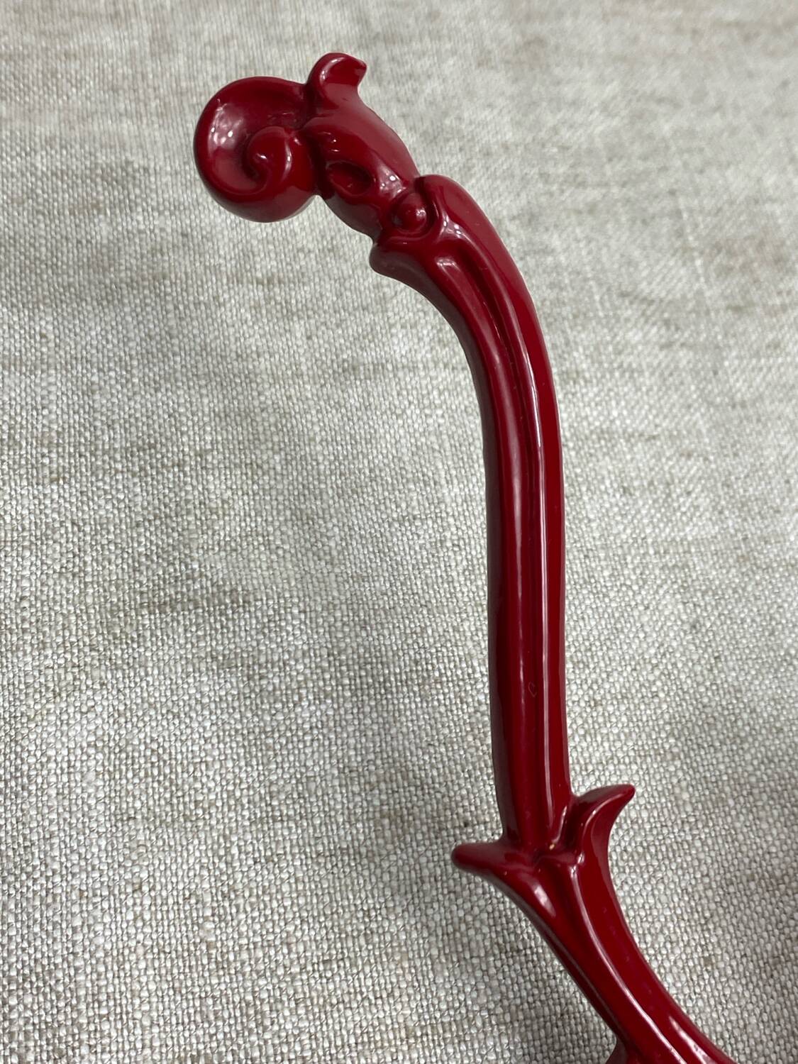 Enameled cast iron coat hooks