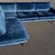 blue corner sofa