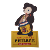 Gingerbread Philbée advertising display