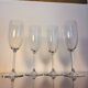 4 Baccarat Perfection champagne flutes