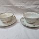 Duo luncheon cups porcelain of Limoges
