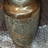 Gilded bronze vase