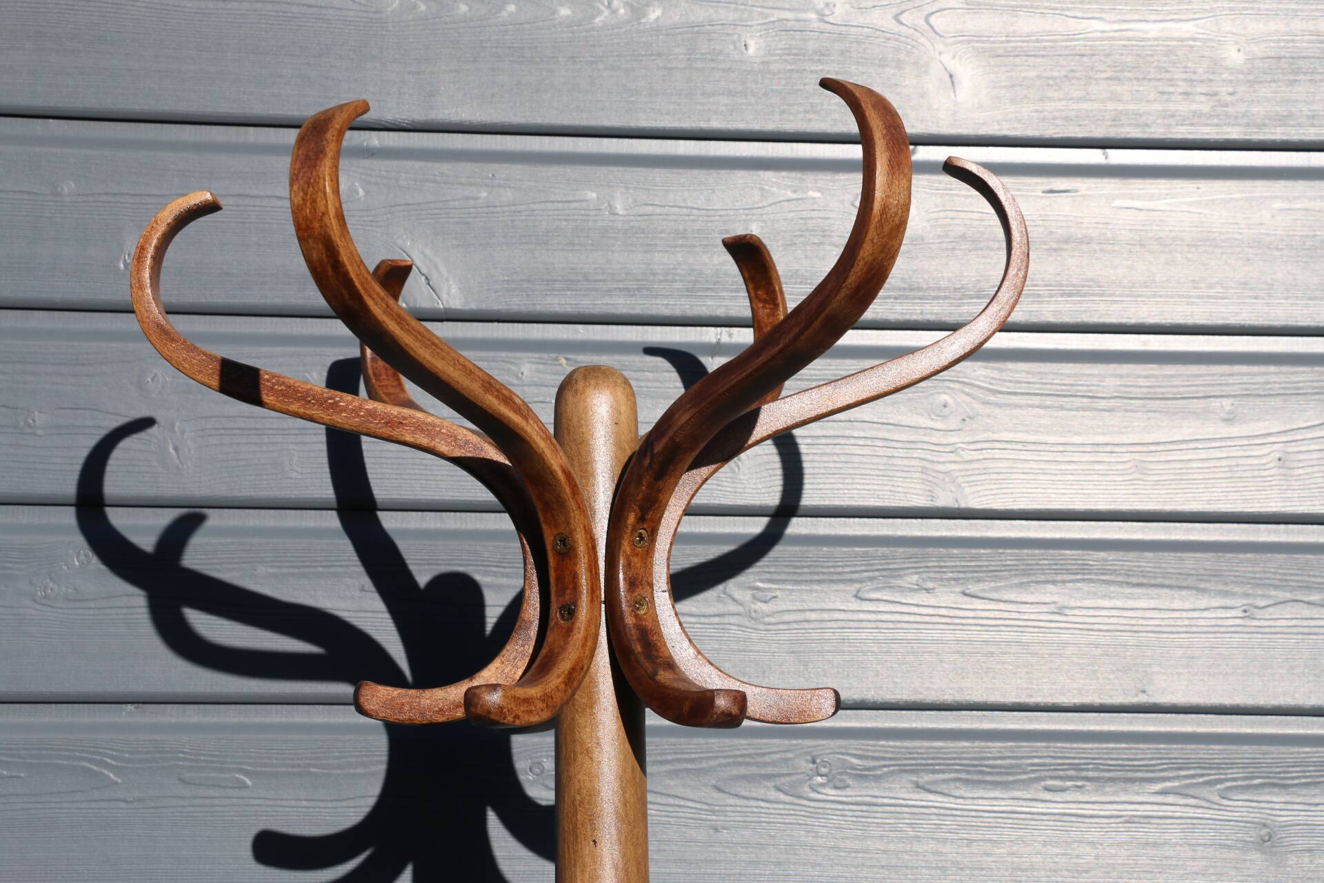 Baumann parrot coat rack dark beech umbrella stand