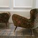 Organic couch 50s/60s design low Italian vintage