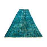 Tapis turc runner 272x78 cm laine vintage