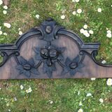 Ancient carved wooden pediment