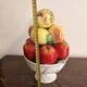 Fruit Bowl Centre Table Enamelled Ceramic Barbotine Vallauris Style