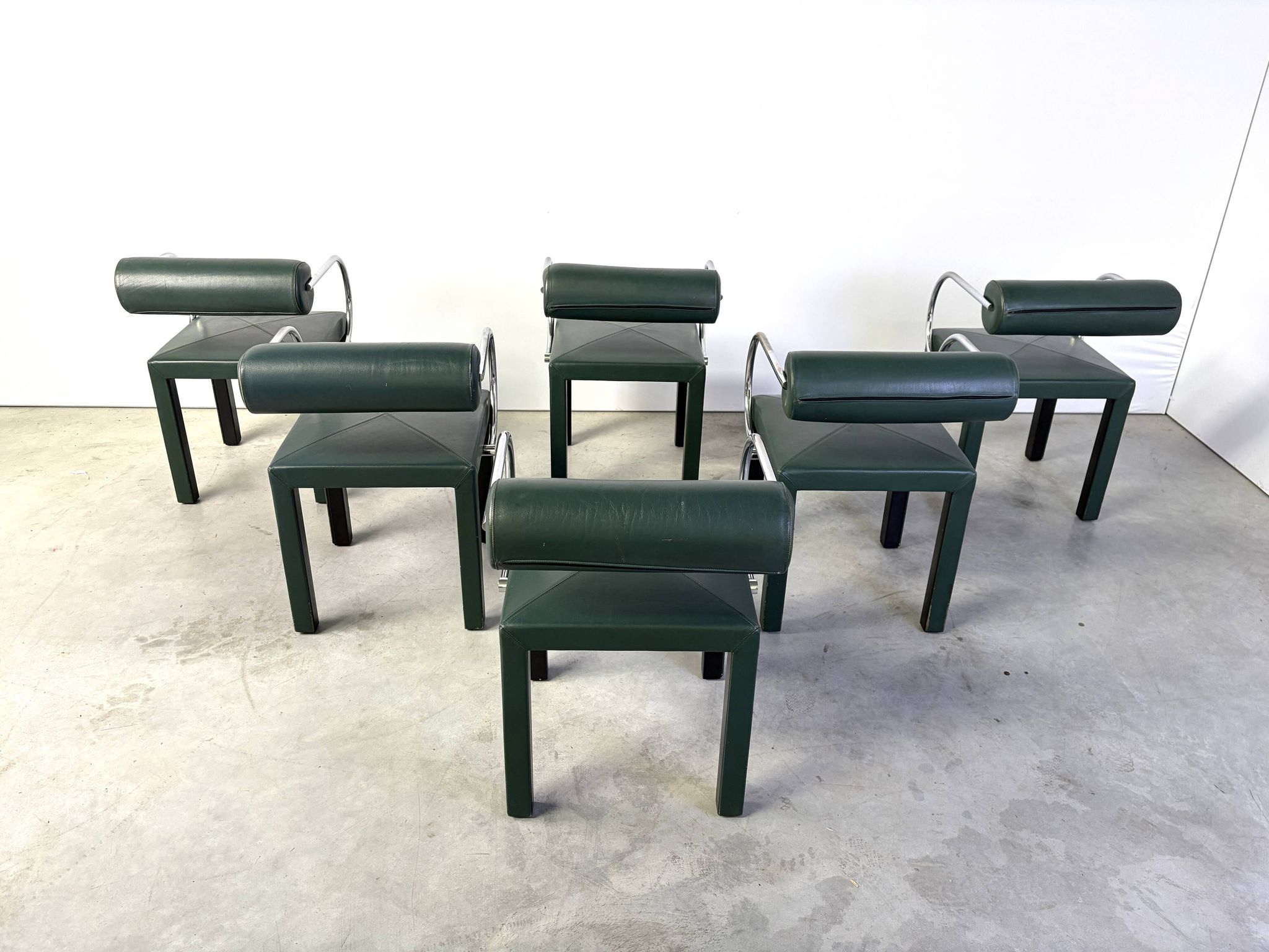 Arcadia dining chairs by Paolo Piva for B&B Italia set of 6