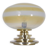 Lampe en verre soufflé opalescent Doria.