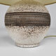 Round art deco ceramic lamp besnard style