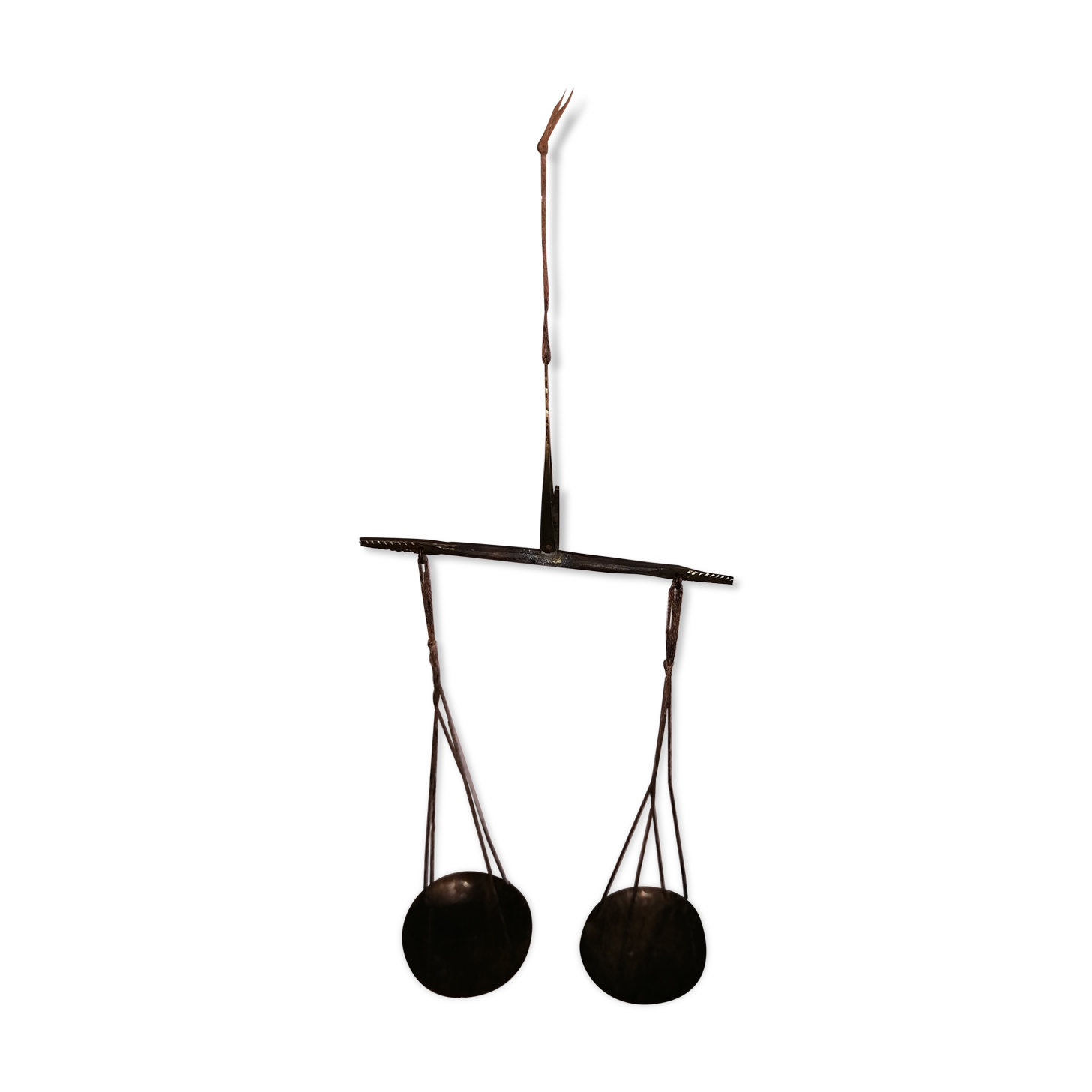 Opium scale in burma wooden box