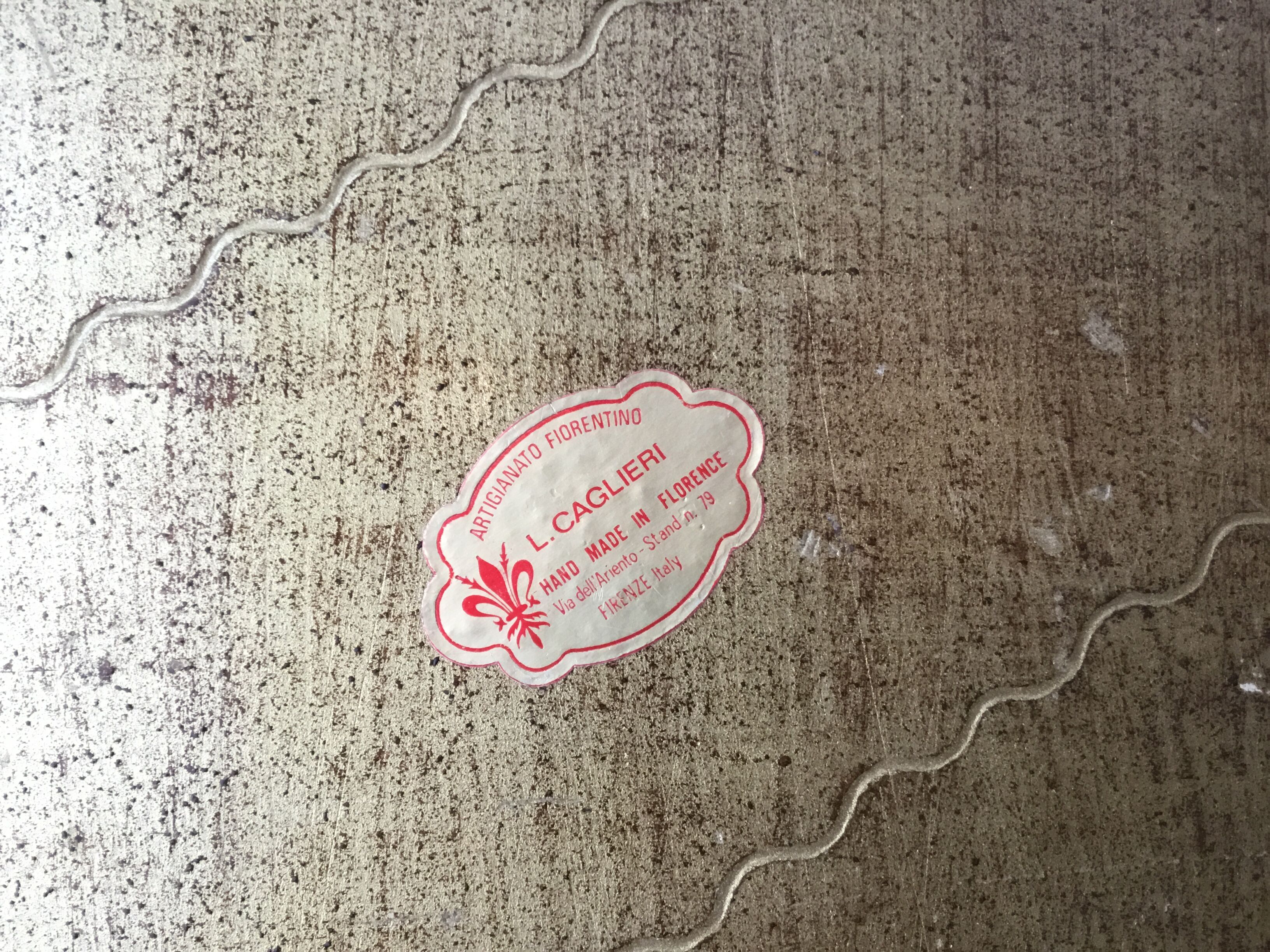 Florentine wooden tray