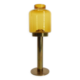 Honey glass candle holder Hans-Agne Jakobsson markaryd l 10232 1960