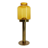 Honey glass candle holder Hans-Agne Jakobsson markaryd l 10232 1960