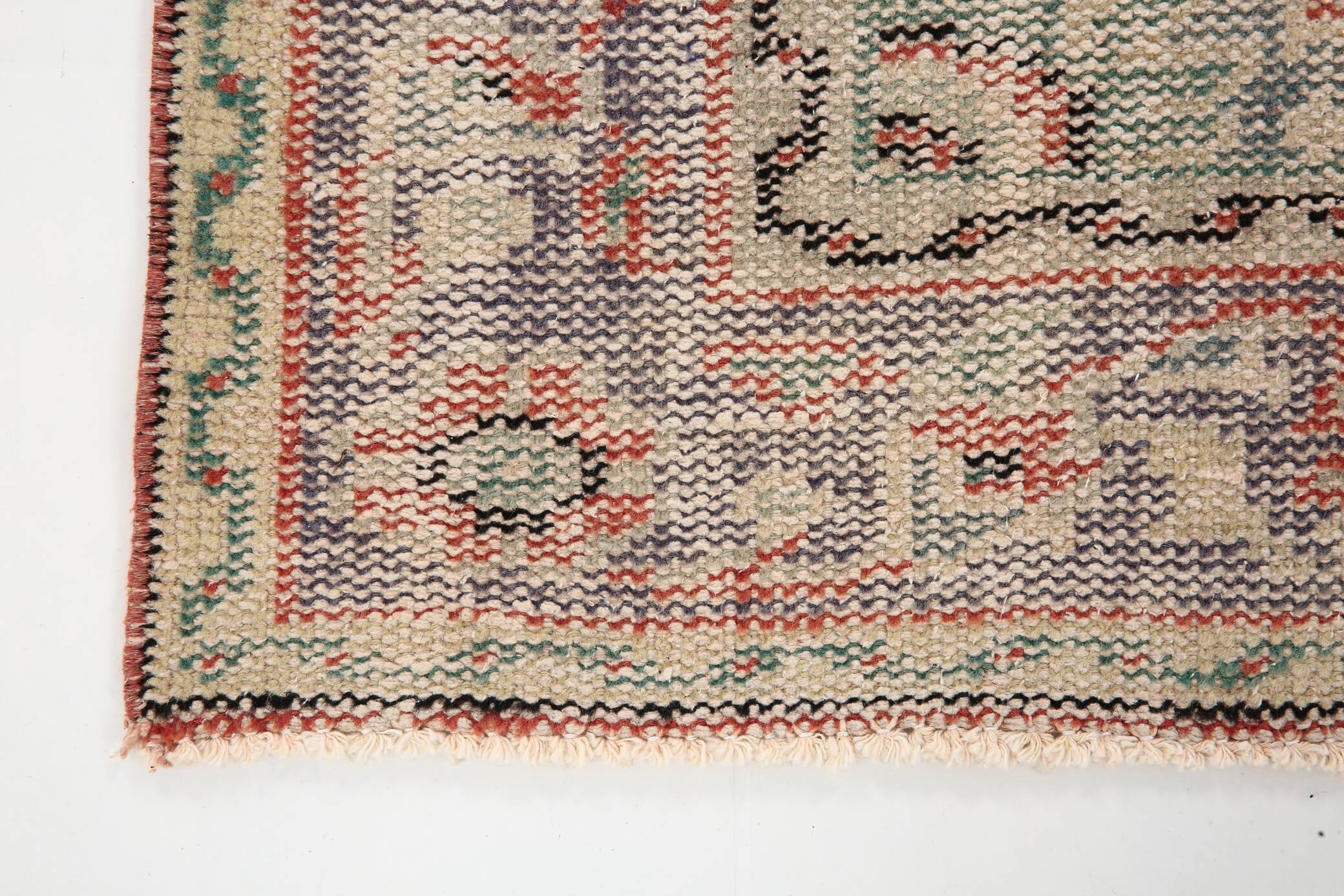 Tapis Vintage Corail Médaillon Patiné Chic, 143x235 Cm