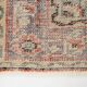 Tapis Vintage Corail Médaillon Patiné Chic, 143x235 cm
