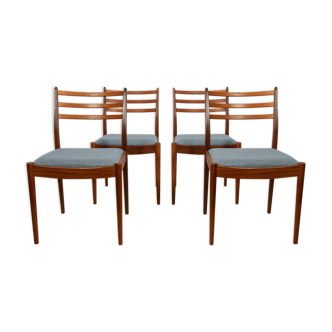 Set of 4 vintage dining chairs by Victor Wilkins for G-Plan, 1960s