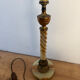Bronze/brass and onyx lamp base