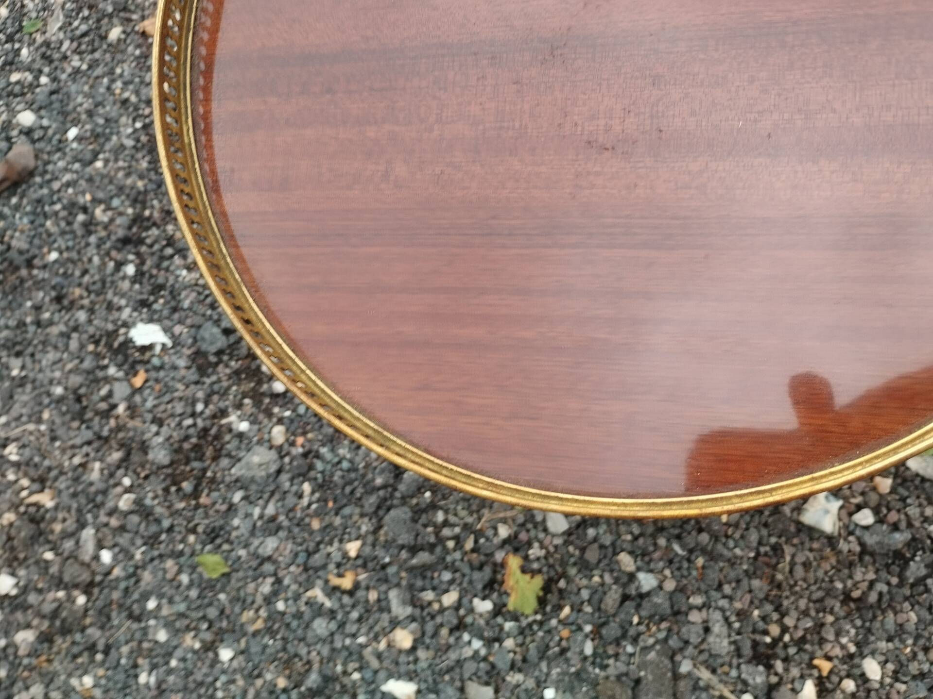 Antique bedside table in Louis XVI style