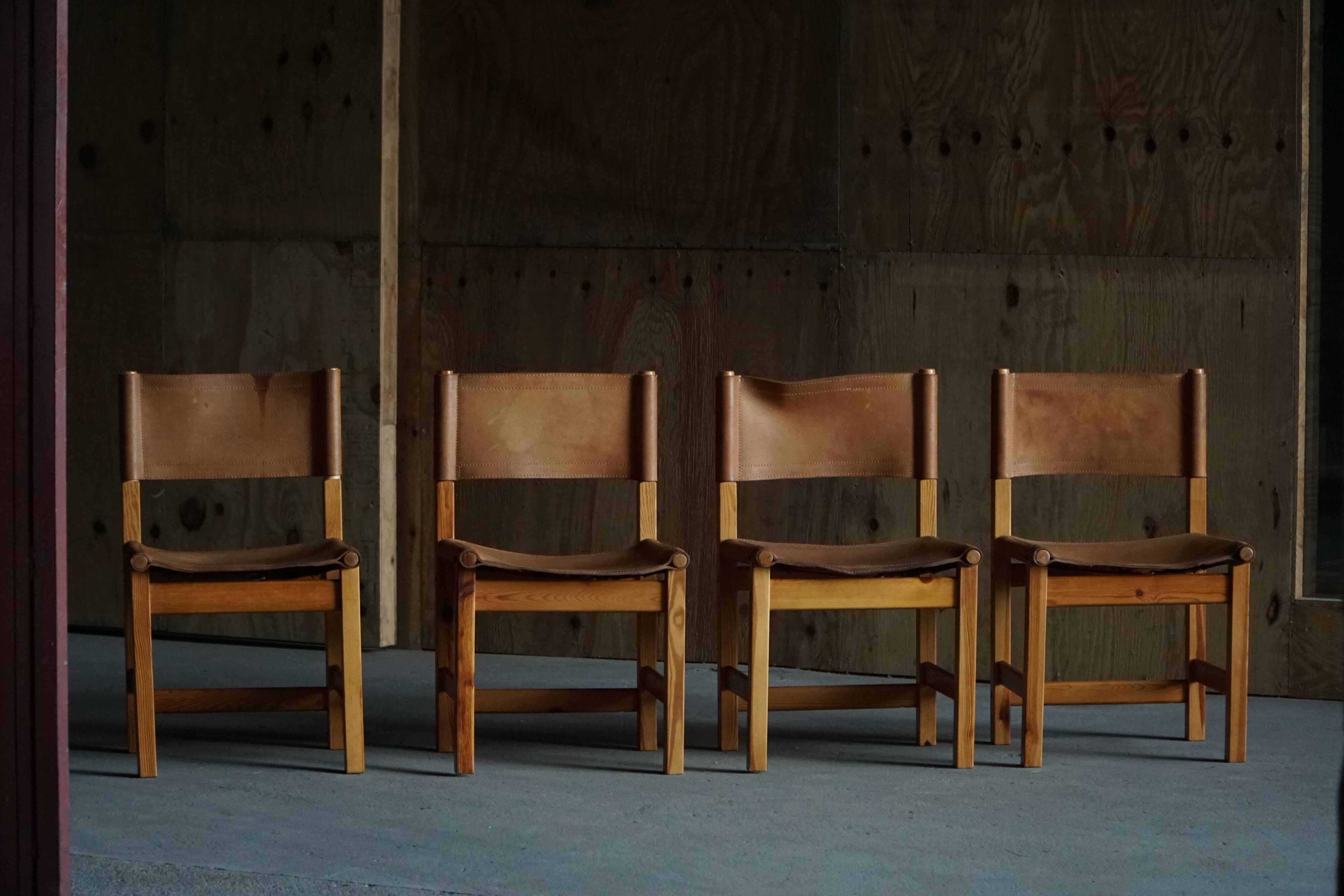 20th century, set of 4 "Kotka" dining chairs by Tomas Jelinek for IKEA, 1980s