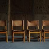 20th century, set of 4 "Kotka" dining chairs by Tomas Jelinek for IKEA, 1980s