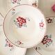 Set of 4 hollow plates, Moulin des Loups, Victor motif
