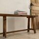 Antique farmhouse bench in solid wood – 19th century