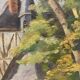 Huile sur toile vintage