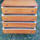 Scandinavian style teak chest of drawers from the 70s 4 drawers