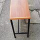 Vintage metal and wood console