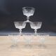 Set 6 coupes mousseux ciselées