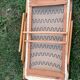 Wooden designer travel cot