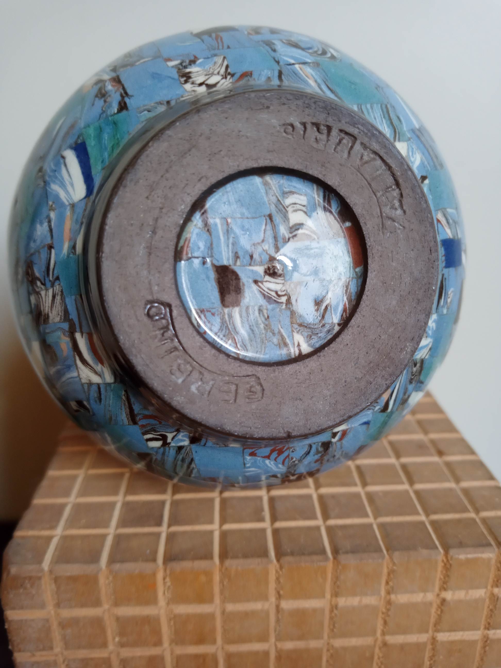 Ceramic vase Gerbino Vallauris