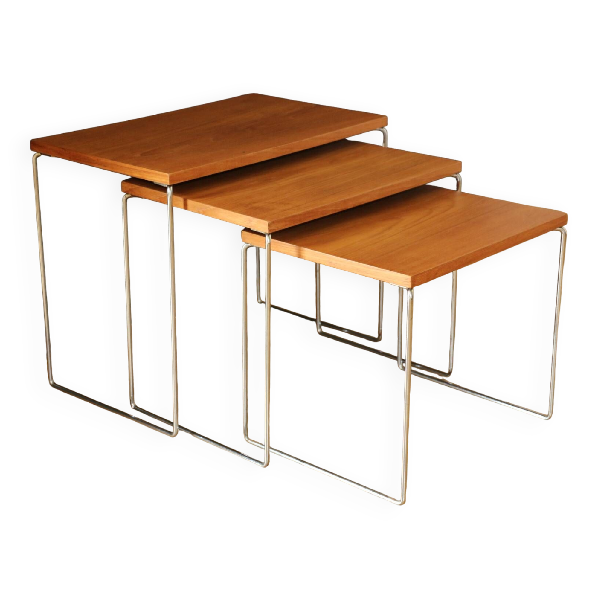3 modernist nesting tables