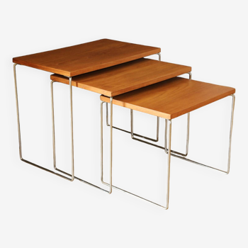 3 modernist nesting tables
