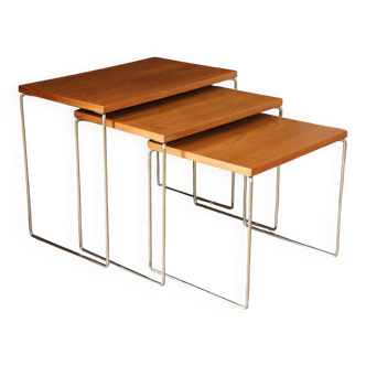 3 modernist nesting tables