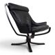 Poltrona Frau Viking Leather Lounge Chair by Sigurd Resell, 1970