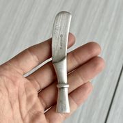 Petit couteau à beurre christofle en métal argenté
